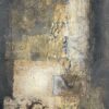 Contemporary artist Yasemin Adam creates an abstract collage artwork, Portal.