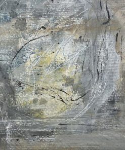 Abstract wall art using mixed media on watercolour paper.