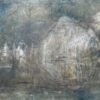 Contemporary artist Yasemin Adam creates an abstract artwork, Bluet.