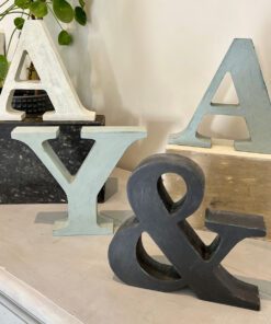 Hand-Painted Wooden Letters