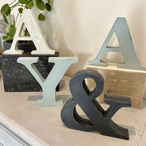 Hand-Painted Wooden Letters